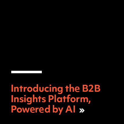Introducing the B2B Insights Platform, powered by AI